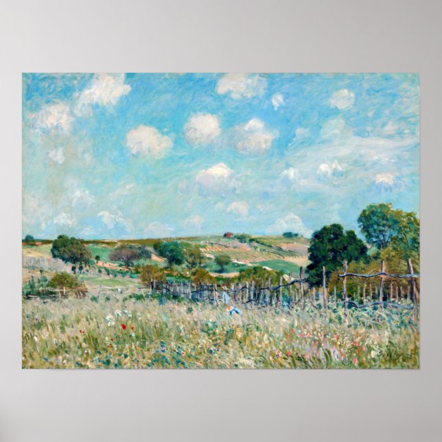 Alfred Sisley - Meadow Poster (Framsidan)