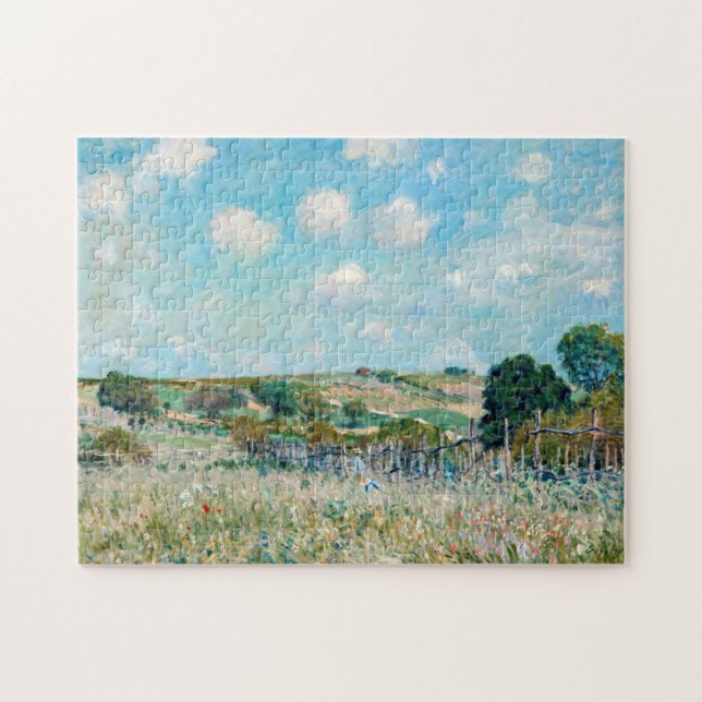 Alfred Sisley - Meadow Pussel (Horisontell)