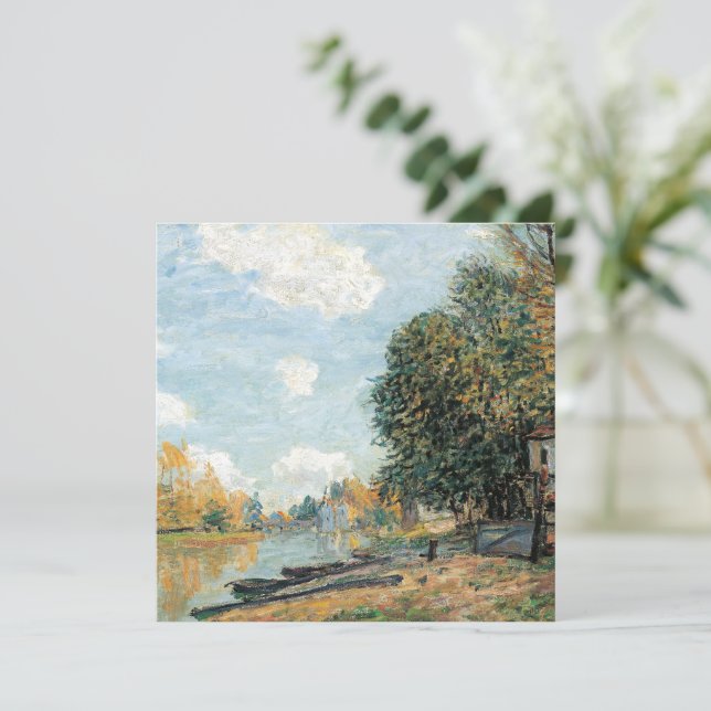 Alfred Sisley Moret: Bankerna vid floden Loing (Stående Fram)