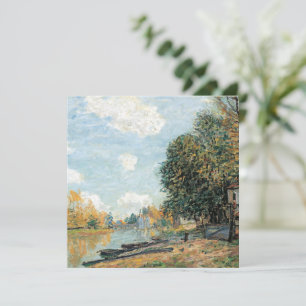 Alfred Sisley Moret: Bankerna vid floden Loing