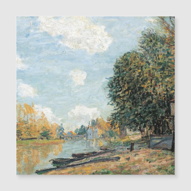 Alfred Sisley Moret: Bankerna vid floden Loing (Framsida)