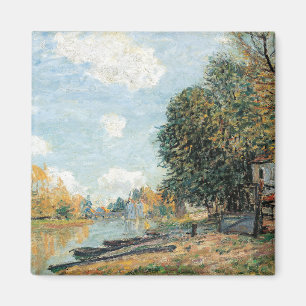 Alfred Sisley Moret: Bankerna vid floden Loing Magnet