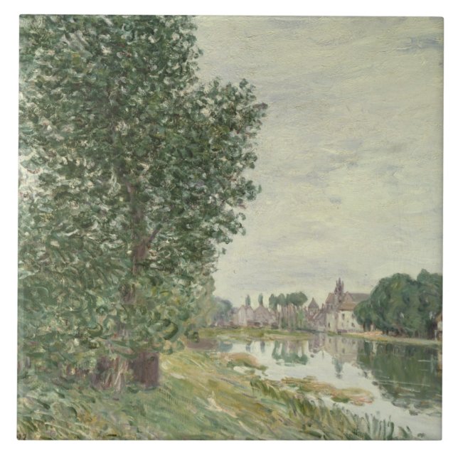 Alfred Sisley | Moret-sur-Loing Kakelplatta (Framsidan)