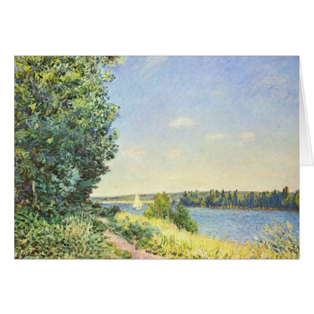 Alfred Sisley Normandy väg OBS Kort (Framsidan Horizontal)