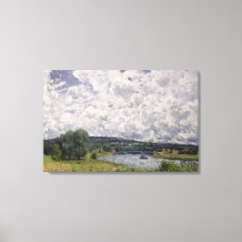 Alfred Sisley | Notfartyg i Suresnes Canvastryck