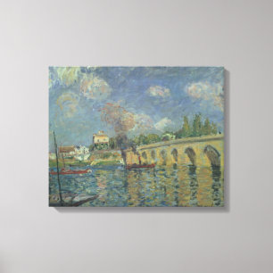 Alfred Sisley   överbrygga Canvastryck