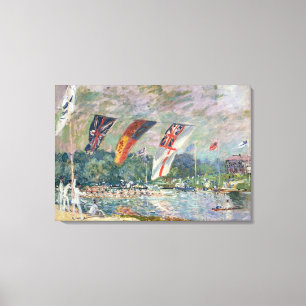Alfred Sisley Regatta i Molesey Canvastryck
