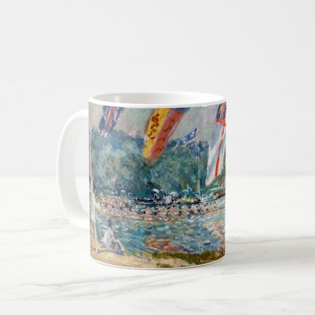 Alfred Sisley - Regatta i Molesey Kaffemugg (Framsida vänster)