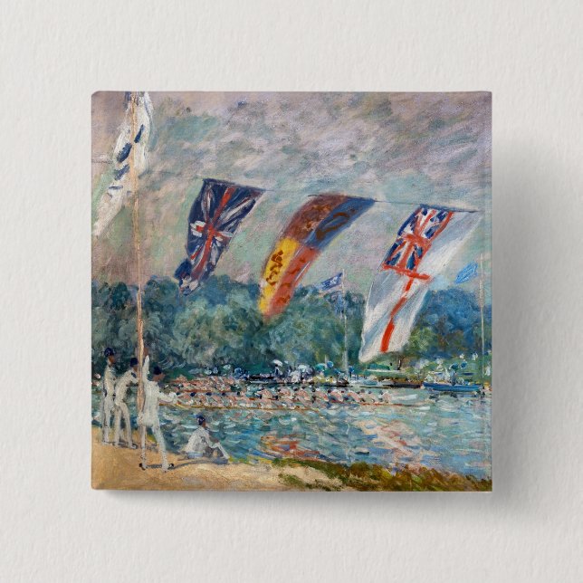 Alfred Sisley - Regatta i Molesey Knapp (Framsida)