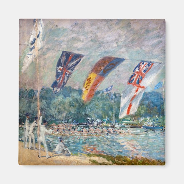 Alfred Sisley - Regatta i Molesey Magnet (Framsidan)