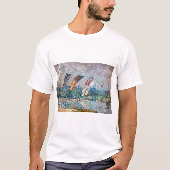 Alfred Sisley - Regatta i Molesey T Shirt (Framsida)