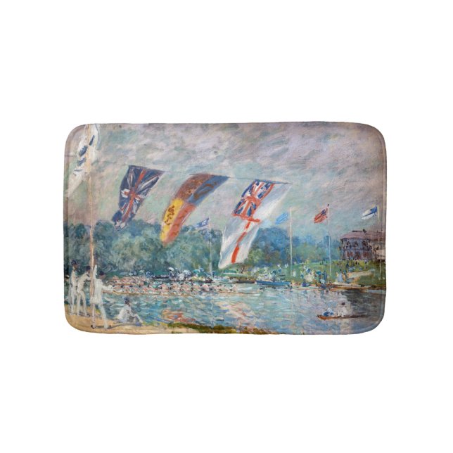 Alfred Sisley - Regatta vid Molesey Badrumsmatta (Framsidan)