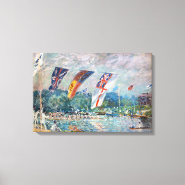 Alfred Sisley - Regatta vid Molesey Canvastryck