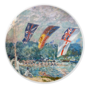 Alfred Sisley - Regatta vid Molesey Knopp