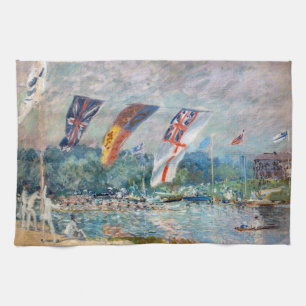 Alfred Sisley - Regatta vid Molesey Kökshandduk