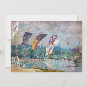 Alfred Sisley - Regatta vid Molesey Tack Kort