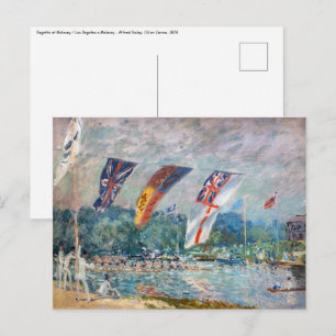 Alfred Sisley - Regatta vid Molesey Vykort
