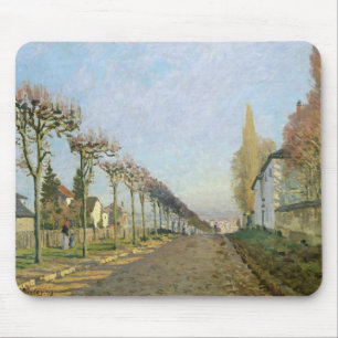 Alfred Sisley   Rue de la Bearbeta med maskin, Musmatta