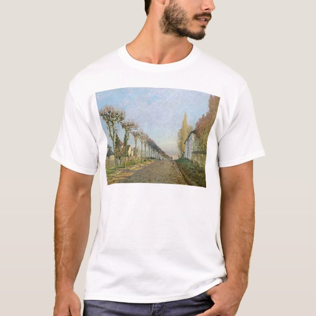 Alfred Sisley | Rue de la Bearbeta med maskin, T Shirt (Framsida)