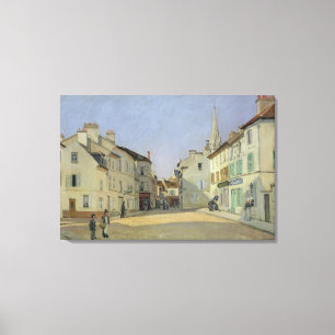 Alfred Sisley Rue de la Chaussee på Argenteuil Canvastryck