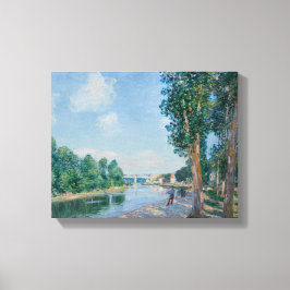 Alfred Sisley - Saint-Mammes. June Sunshine Canvastryck