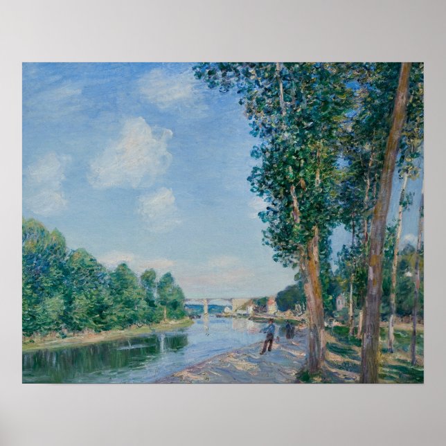 Alfred Sisley - Saint-Mammes. June Sunshine Poster (Framsidan)