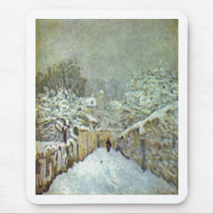 Alfred Sisley - Schnee i Louveciennes 1874 olja Musmatta