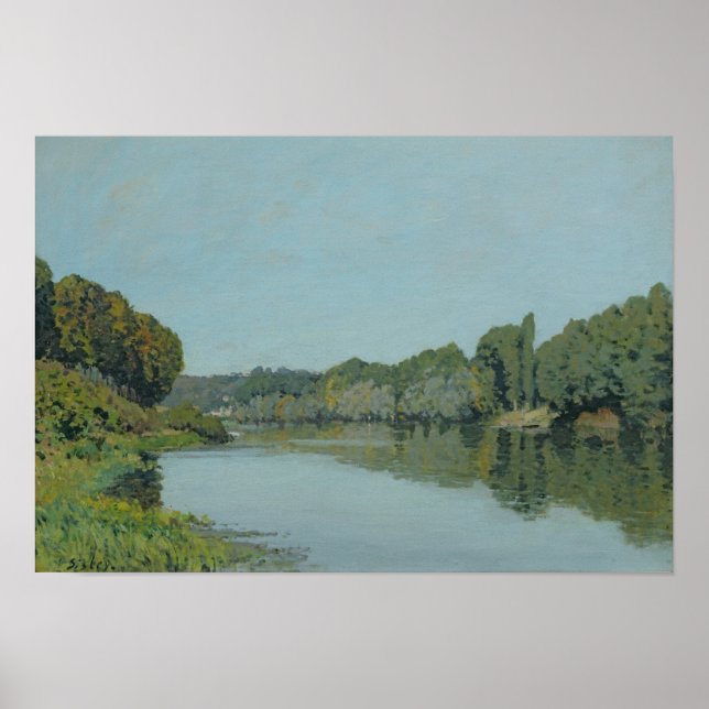 Alfred Sisley | Seine vid Bougival Poster (Framsidan)