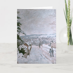 ALFRED SISLEY - SNÖ PÅ LOUVECIENNES HELGKORT