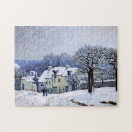 Alfred Sisley - Ställe Chenil i Marly, Snö Effect Pussel