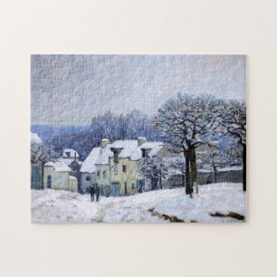 Alfred Sisley - Ställe Chenil i Marly, Snö Effect Pussel