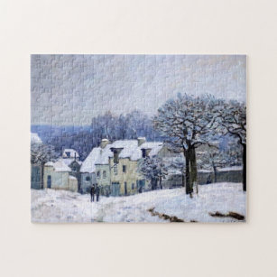 Alfred Sisley - Ställe Chenil i Marly, Snö Effect Pussel