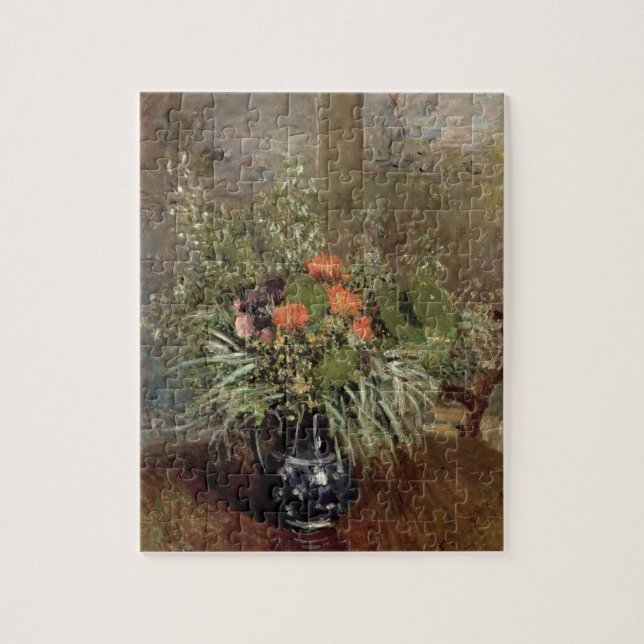 Alfred Sisley | stilleben av vildblommor Pussel (Vertikal)