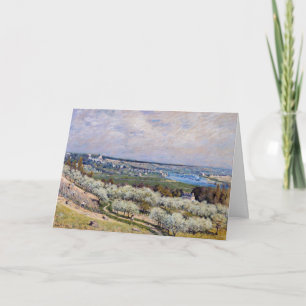 Alfred Sisley - Terrace vid Saint-Germain, Vår Kort