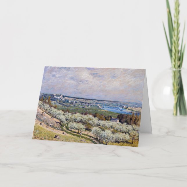 Alfred Sisley - Terrace vid Saint-Germain, Vår Kort (Framsida)