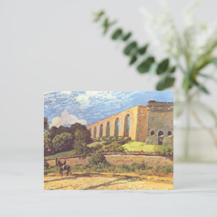 Alfred Sisley The Aquuppfot of Marly Vykort