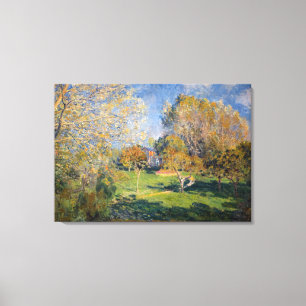 Alfred Sisley - The Garden of Hoschede, Montgeron Canvastryck