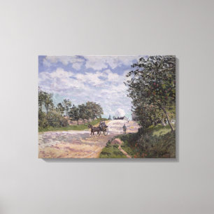 Alfred Sisley vägen från Mantes Canvastryck