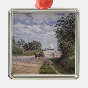 Alfred Sisley vägen från Mantes Julgransprydnad Metall