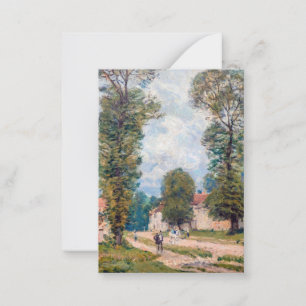 Alfred Sisley - Versailles Road Anteckningskort