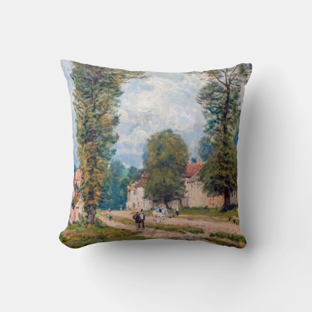 Alfred Sisley - Versailles Road Kudde (Framsida)