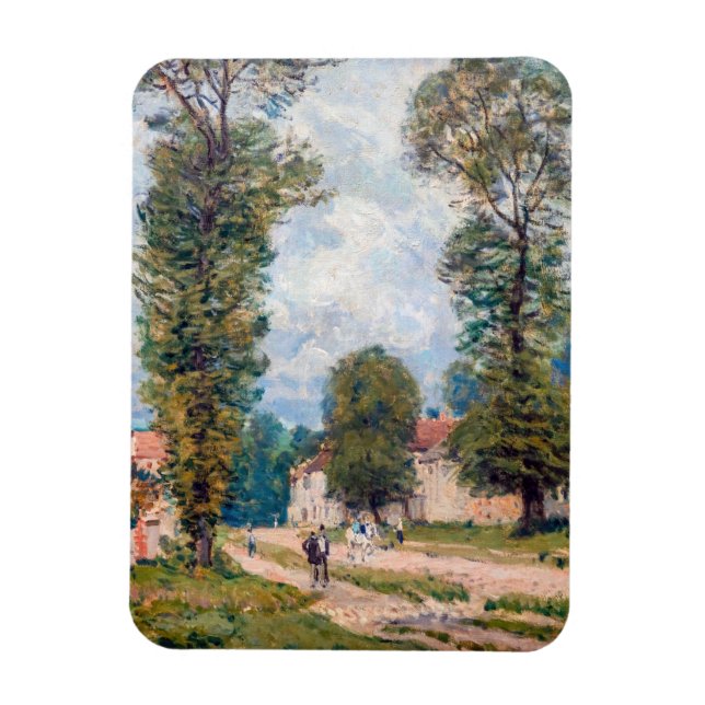 Alfred Sisley - Versailles Road Magnet (Vertikal)