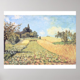 Alfred Sisley | Vete Fält Poster