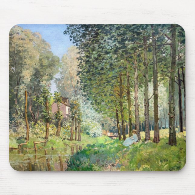Alfred Sisley - Vila längs bäcken Musmatta (Framsidan)