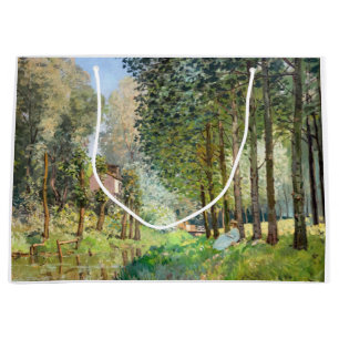 Alfred Sisley - Vila längs Stream