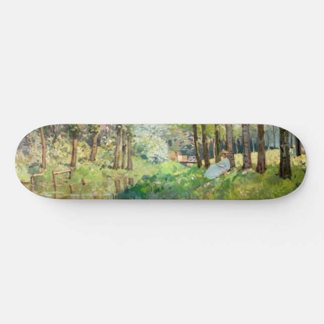 Alfred Sisley - Vila längs Stream Mini Skateboard Bräda 18,5 Cm (Horz)