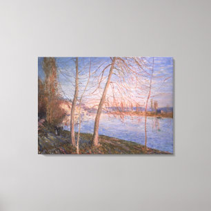 Alfred Sisley vintermorgon Canvastryck