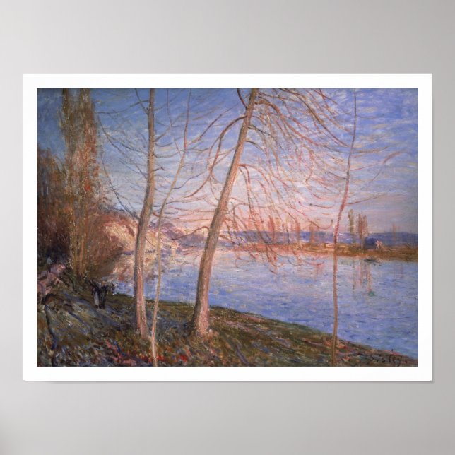 Alfred Sisley | Vintermorgon Poster (Framsidan)