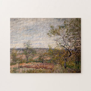Alfred Sisley - Windy Day at Veneux Pussel