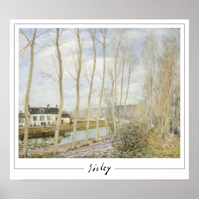Alfred Sisley Zedign Art Poster #12 (Framsidan)